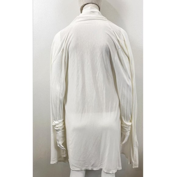 HELMUT LANG WHITE LAYERING SLEEVE LAYERING CARDIGAN - Picture 3 of 12